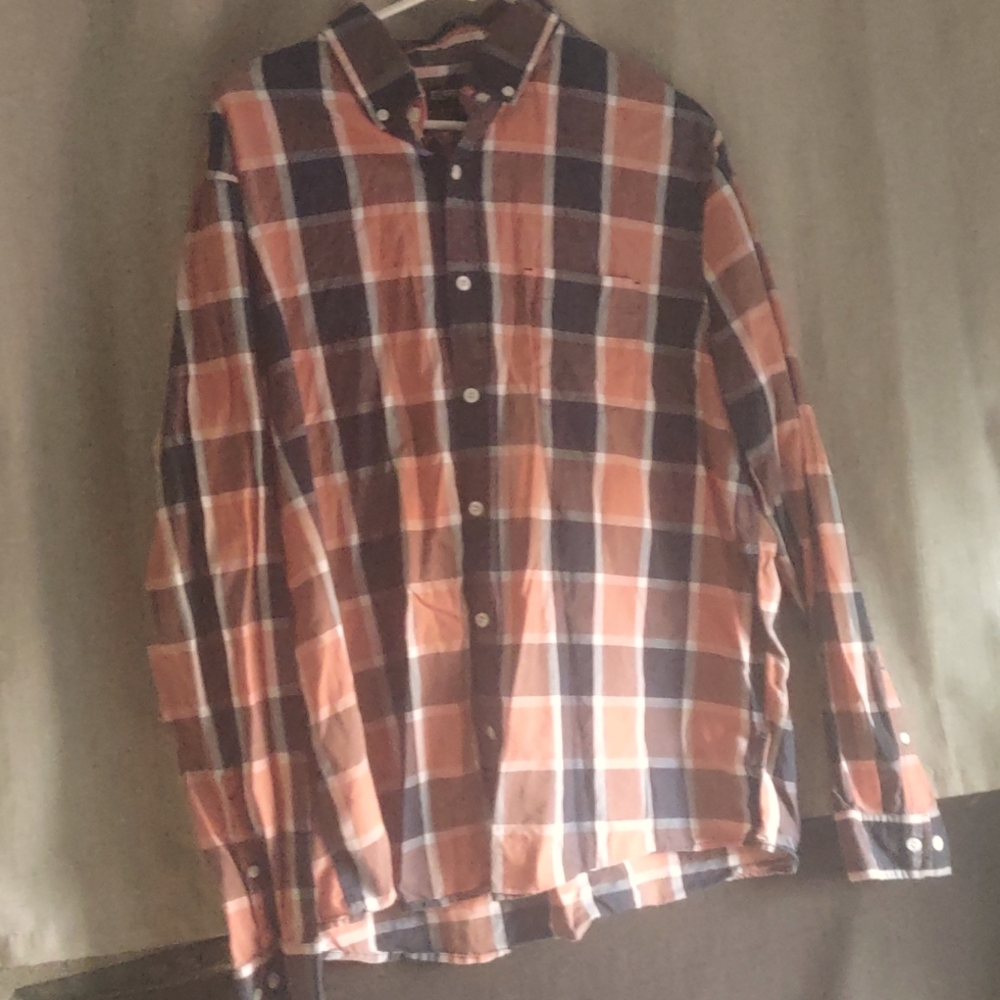 EXPRESS Men's Plaid Shirt XL